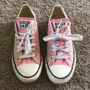 Pink Converse shoes